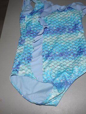 Blue Mermaide 1 Pcs Justice Swimsuit Size 14